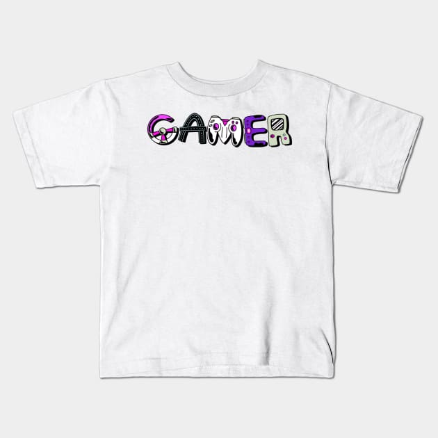 Gamer Kids T-Shirt by aaallsmiles